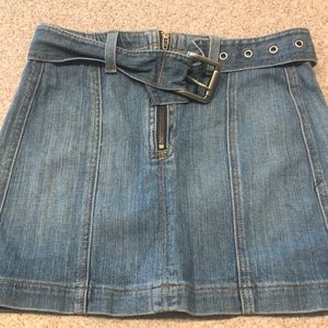 Carmar denim mini skirt